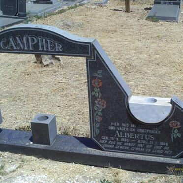 CAMPHER Albertus 1935-1986