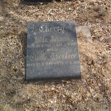 CHERRY Claude Theodore 1899-1965 &amp; Hilda Johanna 1903-1982