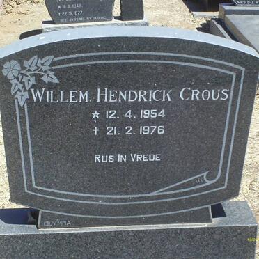 CROUS Willem Hendrick 1954-1976