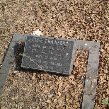 CRAWFORD Olive 1924-1982