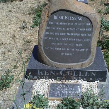 CULLEN Ken 1925-1987 &amp; Sheila GIBBON 1928-2011