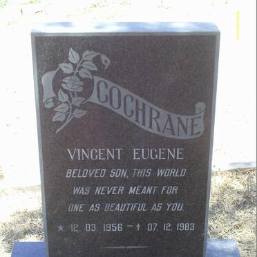 COCHRANE Vincent Eugene 1956-1983