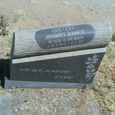 COETZER Johannes 1946-1974