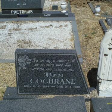 COCHRANE Ronald 1932-1990 &amp; Marina 1934-1989 _2