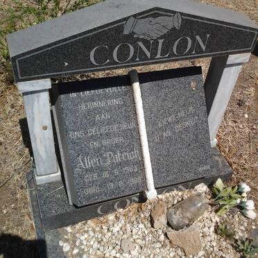 CONLON Allen Patrick 1963-1989