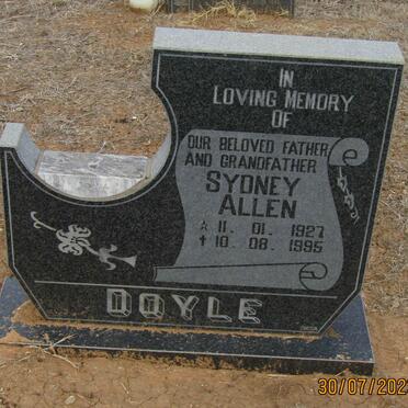 DOYLE Sydney Allen 1927-1995