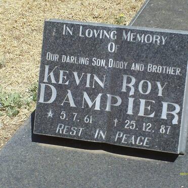 DAMPIER Kevin Roy 1961-1987