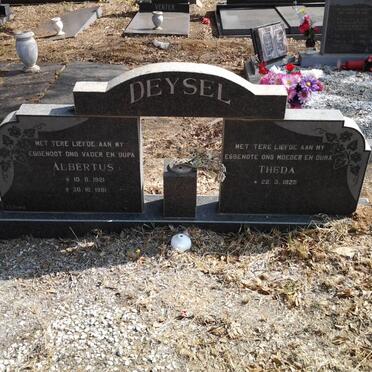 DEYSEL Albertus 1921-1981 &amp; Theda 1925-