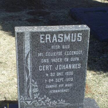 ERASMUS Gert Johannes 1906-1973