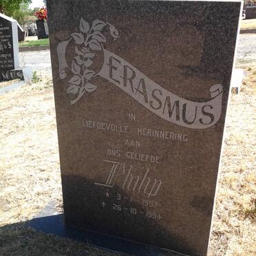 ERASMUS Philip 1957-1994