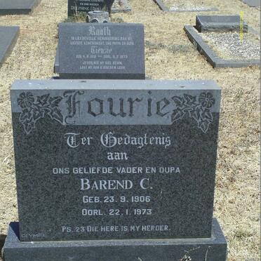 FOURIE Barend C. 1906-1973