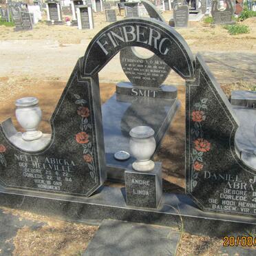 FINBERG Daniel Jacobus Abraham 1931-1984 &amp; Nelly Abicka MELVILLE 1922-1994