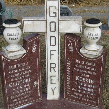 GODFREY Clifford 1945-2000 &amp; Koekie 1948-2016
