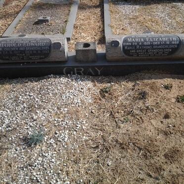 GRAY Harold Edward 1927-1983 &amp; Maria Elizabeth 1929-1999