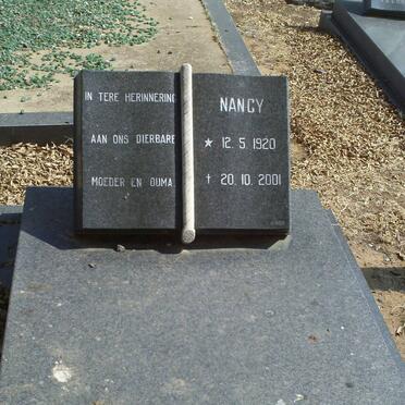 GROBBELAAR Nancy 1920-2001