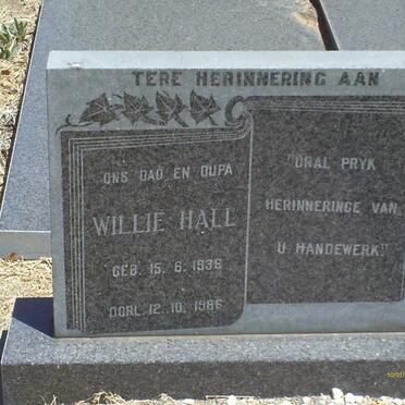HALL Willie 1936-1986