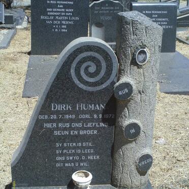 HUMAN Dirk 1949-1972