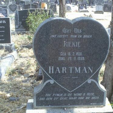 HARTMAN Riekie 1935-1959
