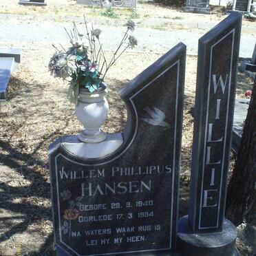 HANSEN Willem Phillipus 1940-1984