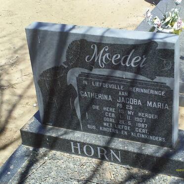 HORN Catherina Jacoba Maria 1907-1987