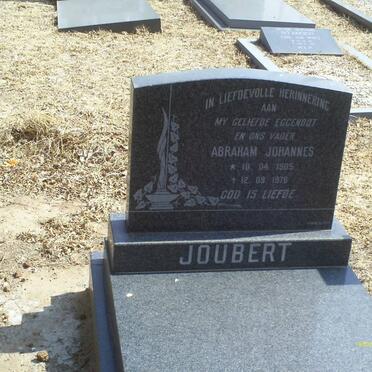 JOUBERT Abraham Johannes 1905-1978