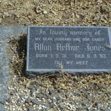 JONES Allan Arthur 1931-1963