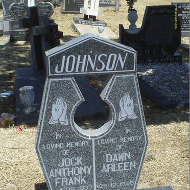 JOHNSON Jock Anthony Frank 1937-1990 &amp; Dawn Arleen 1938-