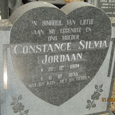 JORDAAN Constance Sylvia 1934-1975