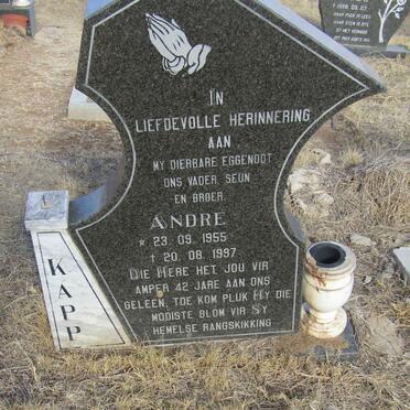 KAPP Andre 1955-1997