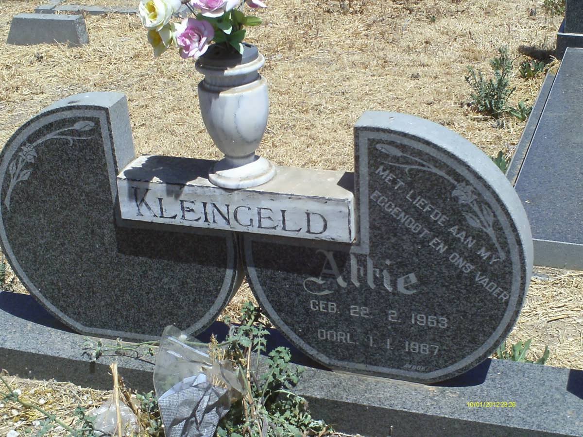 KLEINGELD Attie 1953-1987