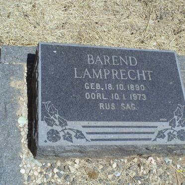 LAMPRECHT Barend 1890-1973