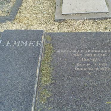 LEMMER Danie 1921-1973