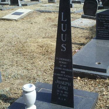 LUUS Joseph 1912-1973