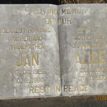 LABUSCHAGNE Jan 1925-1986 &amp; Alice 1925-2000 _2