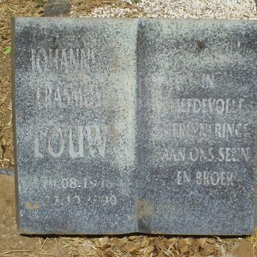 LOUW Johannes Erasmus 1918-1990