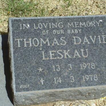 LESKAU Thomas David 1978-1978