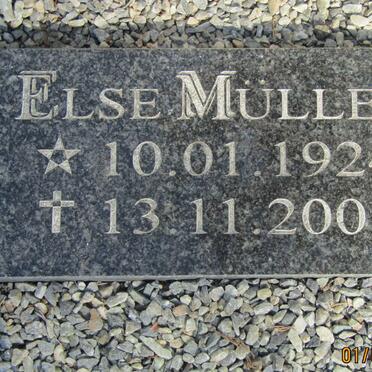 MULLER Else 1924-2008