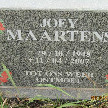 MAARTENS Joey 1948-2007