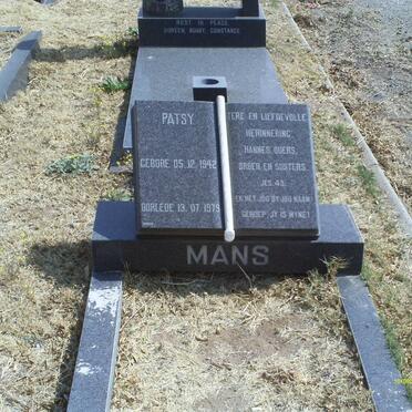 MANS Patsy 1942-1979
