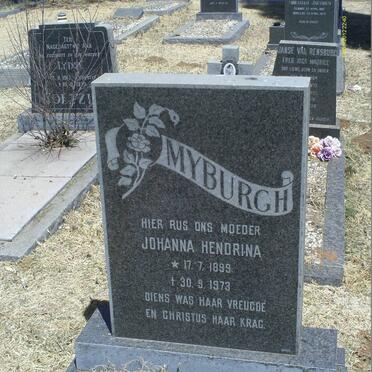 MYBURGH Johanna Hendrina 1899-1973