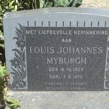 MYBURGH Louis Johannes 1925-1972