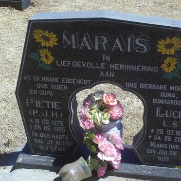MARAIS P.J.H. 1925-1995 &amp; L.S. 1930-2007