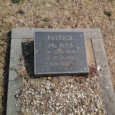 McNAB Patrick 1909-1978