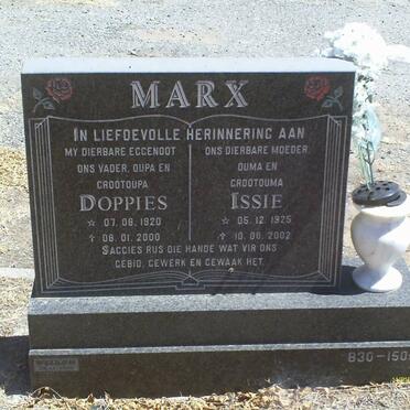 MARX Doppies 1920-2000 &amp; Issie 1925-2002