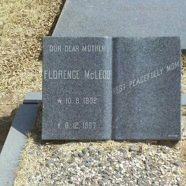 McLEOD Florence 1892-1967