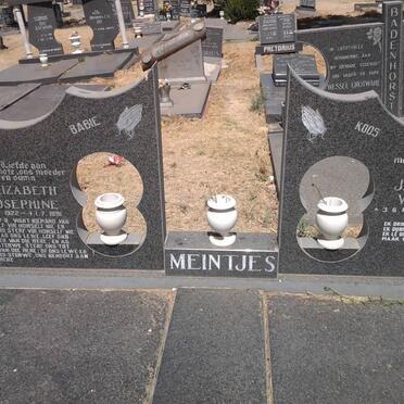 MEINTJES Jacobus Willem 1921-1996 &amp; Elizabeth Josephine 1922-1991