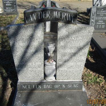 MERWE Joseph, van der 1926-1992 &amp; Johanna Wilhelmina Petronella 1927-