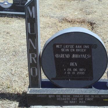 MUNRO Barend Johannes 1973-2000