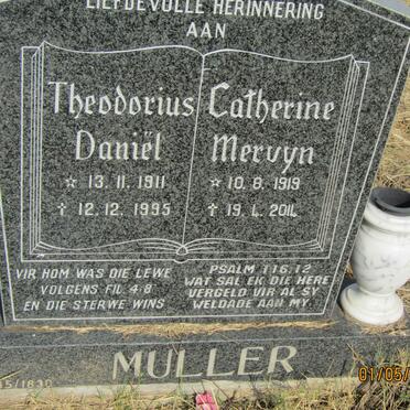 MULLER Theodorius Daniel 1911-1995 & Catherine Mervyn 1919-2014