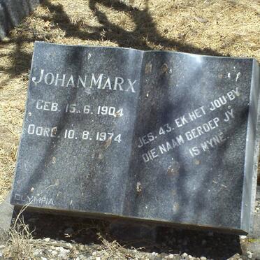 MARX Johan 1904-1974